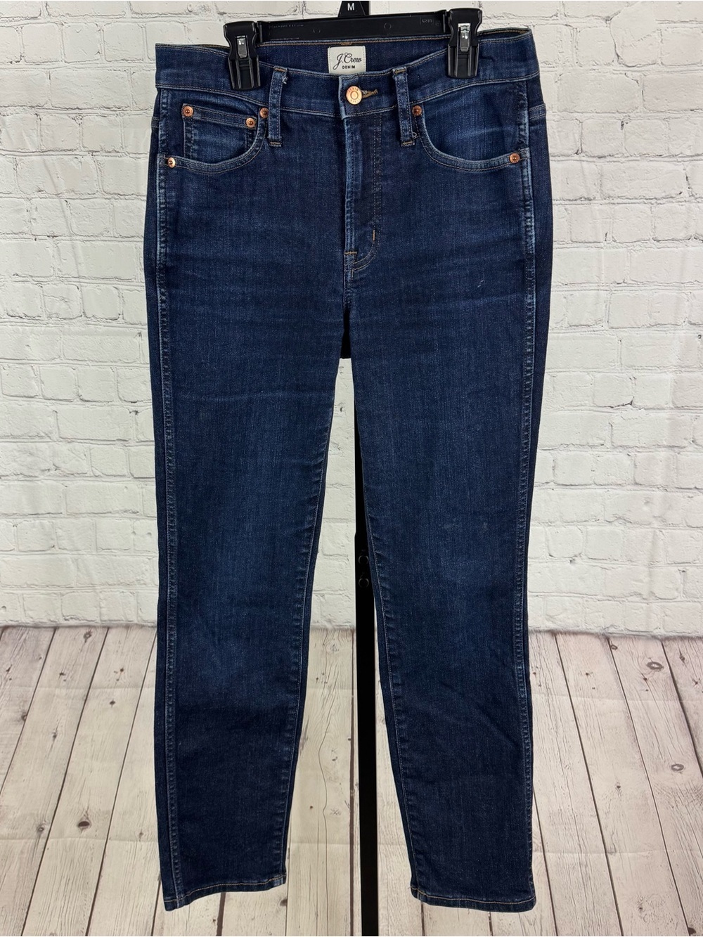 J. Crew 9” High Rise Vintage Straight Leg Jeans Size 27